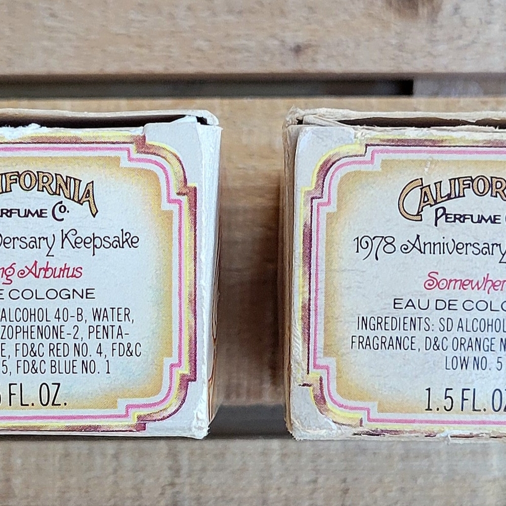 Avon California Perfume Co. 1978 Anniversary: Trailing Arbustus & Somewhere - Picture 5 of 16